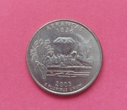 1/4 dolara 25 centów Quarter Dollar (2003) USA -  Arkansas