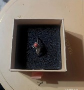 Warmet/ Srebro/ Pierścionek z koralem 