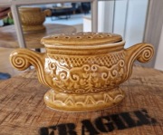 Wazon wazonik ceramika na kwiaty suszone vintage PRL jak nowy