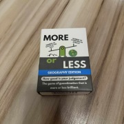 More or Less - Geography Edition - Gra Karciana