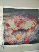 Haft diamentowy 45x45 dziewczyna