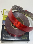 Czerwone oznakowanie konturowe odblaskowe AVERY