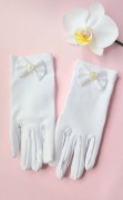 Rękawiczki Komunijne z Kokardami – Idealny Dodatek na Pierwszą Komunię