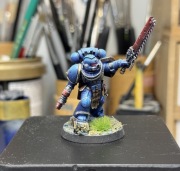 Space Marine Heroes Series 1 Brother Sergeant Sevastus pomalowany