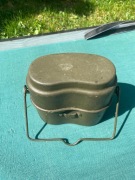 Menażka wojskowa aluminiowa PRL bushcraft biwak