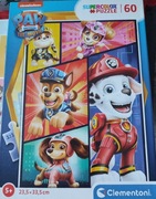 Puzzle cementowni 60 elementów Psi patrol film - paw patrol the movie