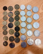 Monety obiegowe PRL nominały 2 5 10 20 zł 40 sztuk Prus Mickiewicz