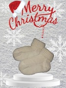 Skarpetki dziecięce z wełny merino 