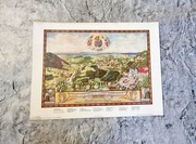 Pamiątka Mapa Plan Kalwarii Zebrzydowskiej 1937 r