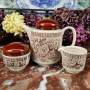 Śliczny kamionkowy środek stołu - Sintolan - 1,2 L - Annaburg