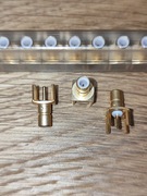 [2szt] Złącze koncentryczne RF SMB THT męskie 