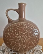 Wazon menażka, brązowy, bardzo ciekawy, oryginalny 