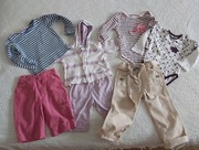 Zestaw ciuszków bawełnianych dla dziewczynki do 2 lat - Early Days/H&M