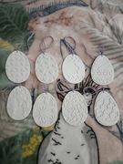 Zawieszki na wierzbę stroik gałązki jajka jajeczka Wielkanoc święta Easter