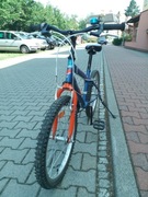 Rower dziecięcy niebieski/pomarańczowy