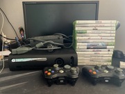 XBOX 360 z dwoma padami i 15 grami