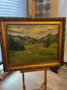 Obrazy olejne na płótnie 4 szt