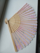 wachlarz drewniano-perkalowy