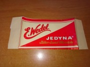 Wedel czekolada jedyna 1998 puste opakowanie