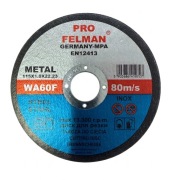50x Tarcza do cięcia Metalu 115 x 1 mm Tnąca do Szlifierki Flexa Pro Felman