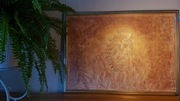Obraz złoty lew 50x70 