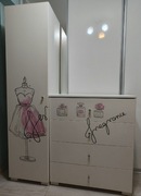 Meblik, szafa i komoda z kolekcji "Fashion Pink"