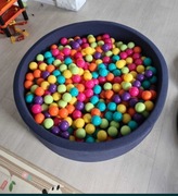 SUCHY BASEN DUŻY OKRĄGŁY DLA DZIECI 600 KULEK