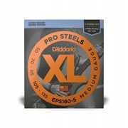 Struny D'Addario ProSteels Bass 5-string 50-135 EPS160-5 struny gitara