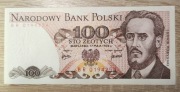 100 zł złotych 1976 BR Szparło L7 bardzo rzadkie