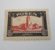 Niemcy 1920 - Utracone terytoria - Poznań - Usterka ( czerwona kreska ) 