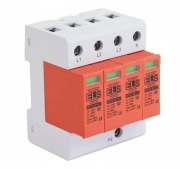 Ochronnik przepięć typ 1+2 4P 30/60kA Iimp 5kA na szynę TH35