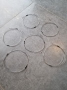 Drut oporowy, zestaw 6 sztuk do gilotyny do styr.