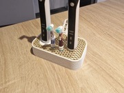 Organizer Łazienkowy na 2x Szczoteczki Oral-B + Ładowarka + Końcówki