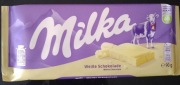 Czekolada Biała Milka White Chocolate Alpejskie Mleko Tabliczka 90g