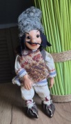 Lalka vintage PRL figurka lata 70 chłop strój ludowy radziecka