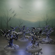 Czarne kruki 4 sztuki 