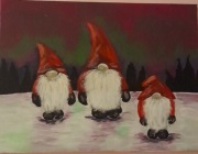 Zimowe skrzaty 30x40 