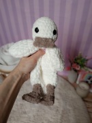 Gęś gąska przytulanka szydełkowa bez wypełnienia wzory handmade