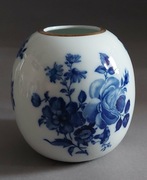 KPM Royal Bavaria Echt Cobalt wazon okrągły 