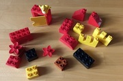LEGO DUPLO zestaw mix nietypowe ptaszek drzwi