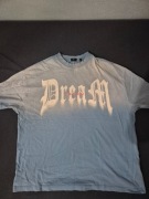 Niebieska koszulka Oversize Cropp 