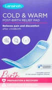 Lansinoh Cold & Warm Post-Birth Relief Pad 12 Pack wkładka poporodowa wiel