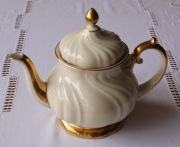 ROSENTHAL THOMAS IVORY DZBANEK DO HERBATY ECRU ZLOTO