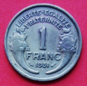 1  Frank 1931  r  -  Francja       stan !!