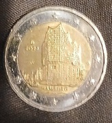 2 euro okolicznościowe Niemcy 2023 Hamburg Filharmonia  Znak D Monachium