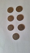 Monety 50 gr 1923 7 sztuk