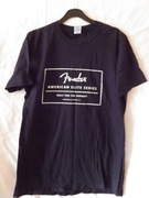 Fender Nowa Oryginalna Koszulka Gildan T Shirt Czarna 100% Cotton SML Size