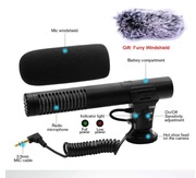 MIKROFON studyjny kierunkowy +20dB PRO Jack 3,5 mm STEREO JAKOŚĆ !