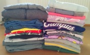 Mega paka ubrań dla dziewczynki 164 cm Zestaw 25 sztuk S Dres Jeansy