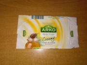 Stare puste opakowanie okładka Arko Miodowe mydło w kostce